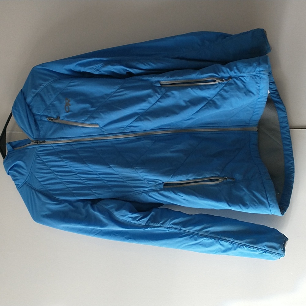 Outdoor research light blue lightweight jacket, size large